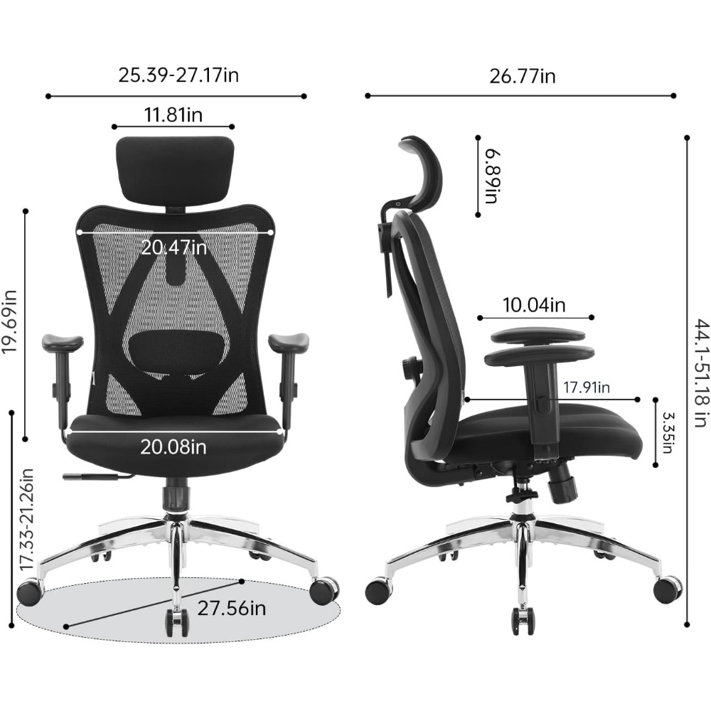 Ergonomic Mesh Desk Chair with - огляд і ціна Home Office Ergonomics