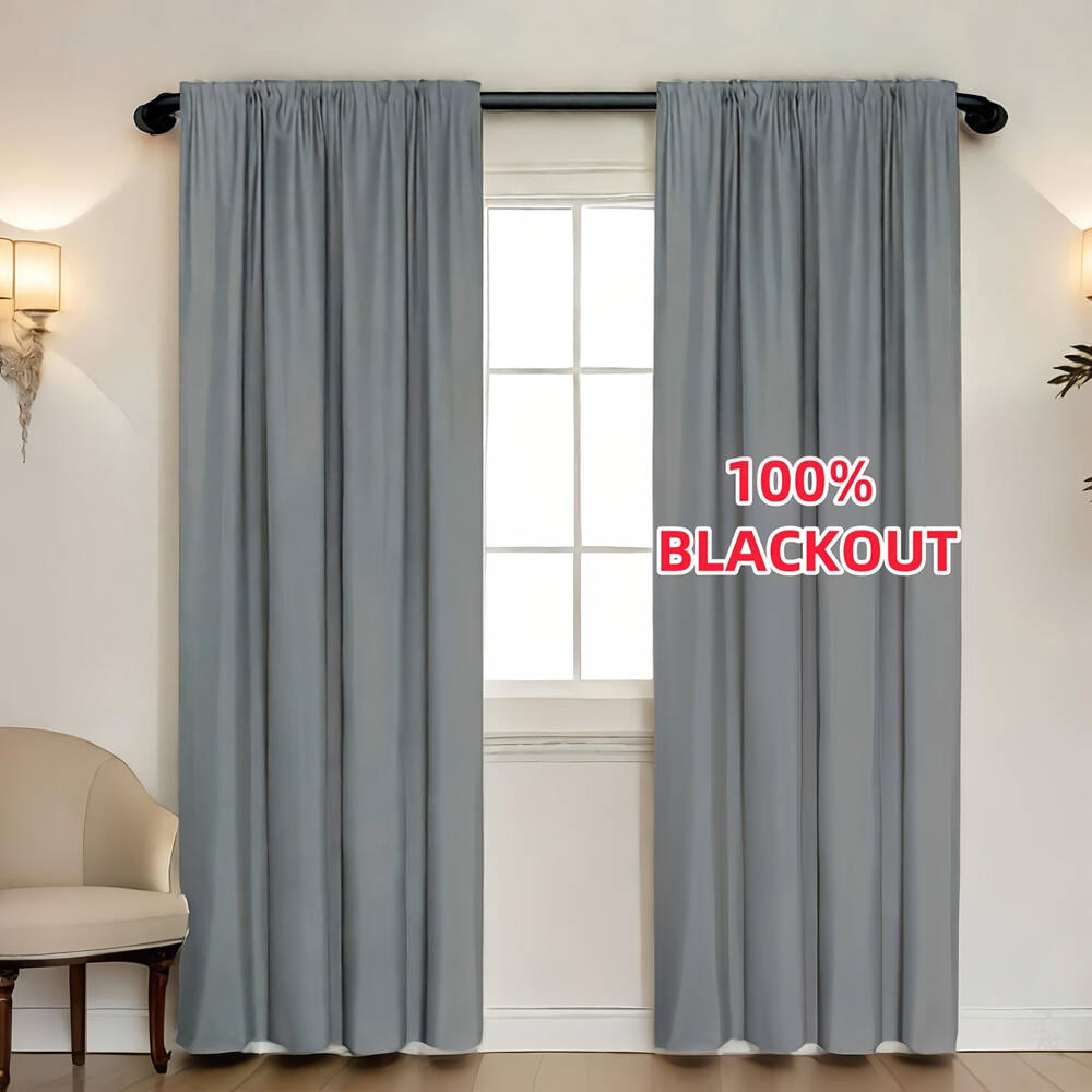 1pc 100% Blackout Curtain with - огляд і ціна Home Office Setup Ideas