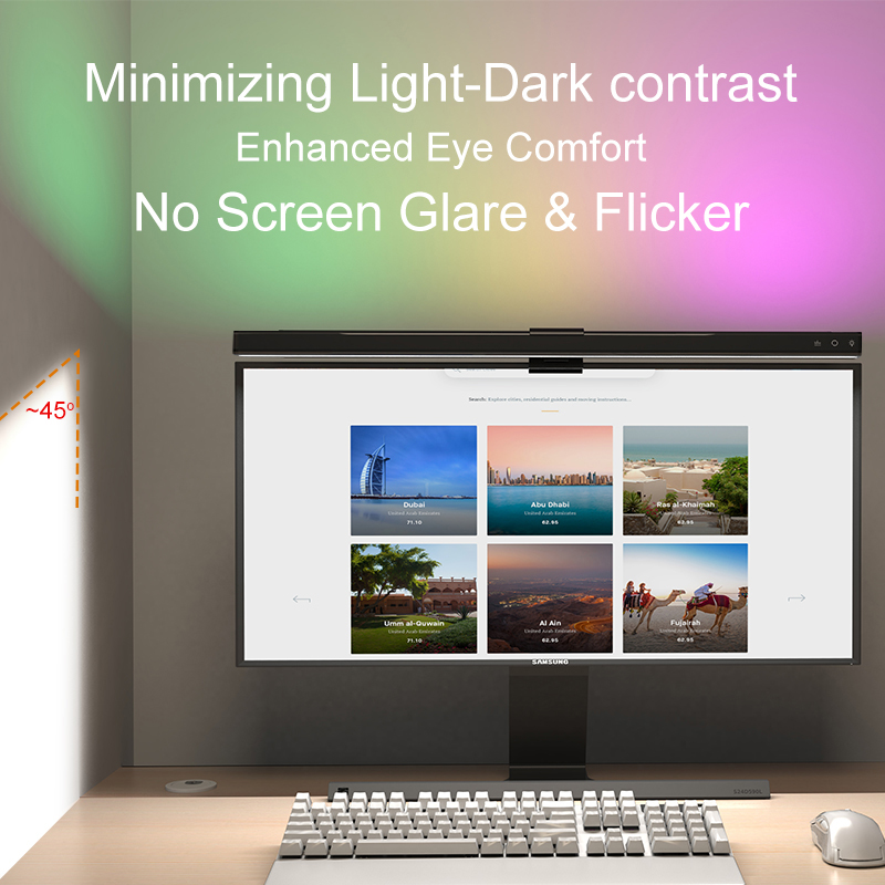 RGB Light 60/80cm Game Atmosph - огляд і ціна Home Office Setup Ideas