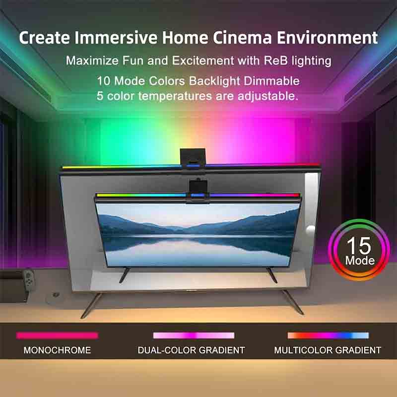 RGB Light 60/80cm Game Atmosph - огляд і ціна Home Office Setup Ideas