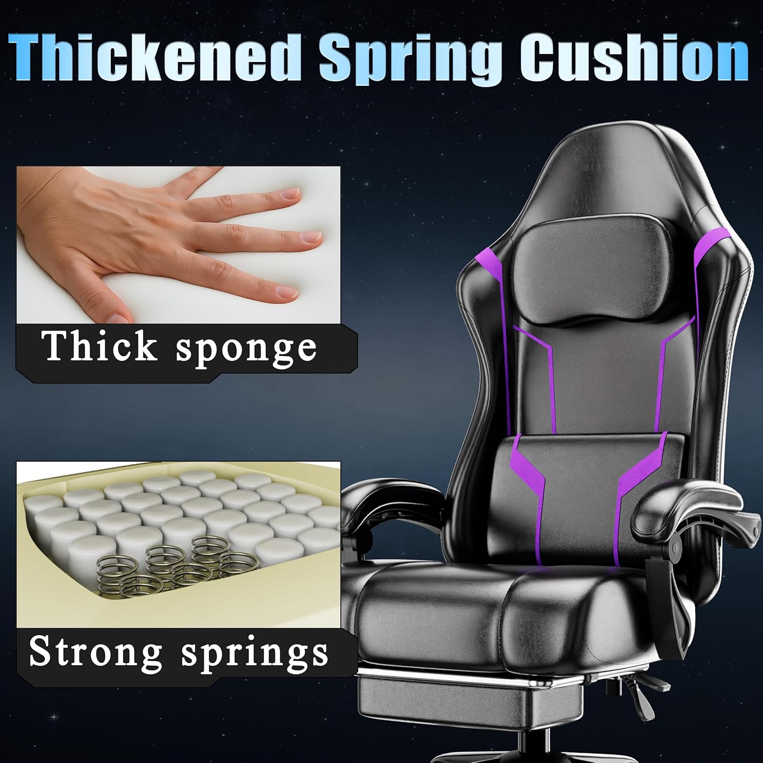 Ergonomic Gaming Chair with Po - огляд і ціна Home Office Ergonomics