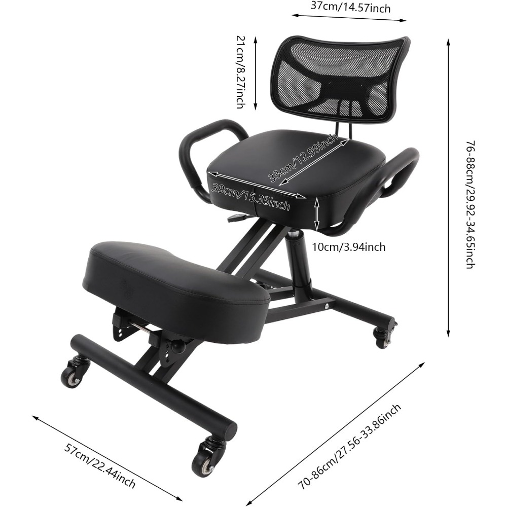 Ergonomic Kneeling Chair with  - огляд і ціна Home Office Ergonomics