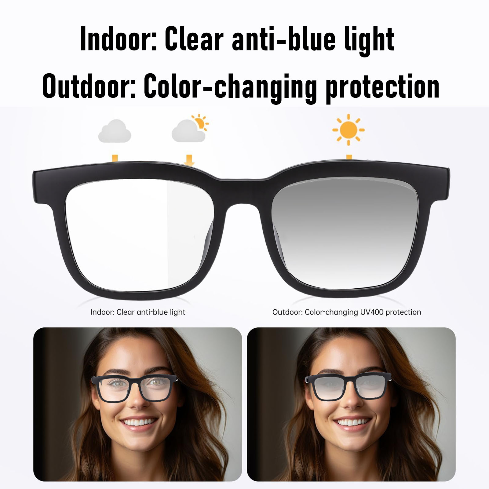 Audio Smart Glasses for Women  - огляд і ціна Blue Light Glasses