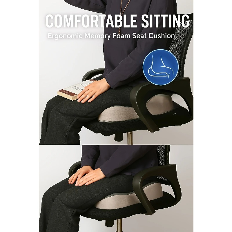 1 Pcs Ergonomic Memory Foam Se - огляд і ціна Home Office Ergonomics