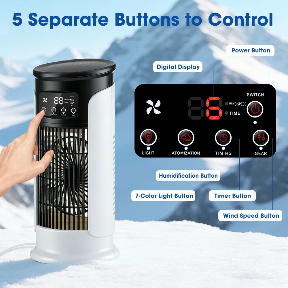 3 In 1 Household Fan Air Condi - огляд і ціна Home Office Setup Ideas