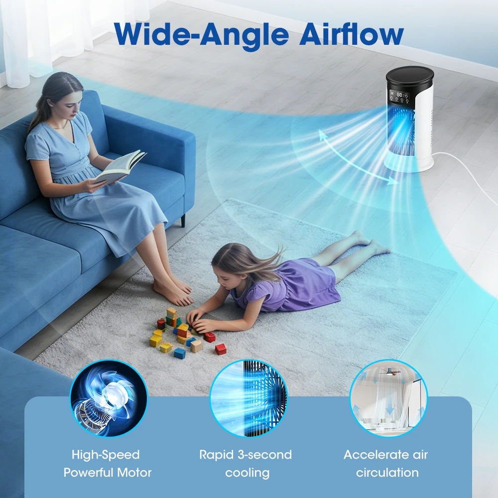 3 In 1 Household Fan Air Condi - огляд і ціна Home Office Setup Ideas